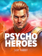 Juego con héroes y energía psicodélica para catálogo vibrante